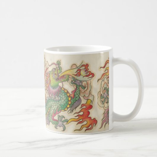 groene draak koffiemok (Rechts)