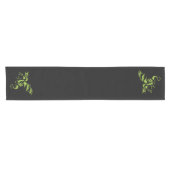 Groene draak korte tafelloper (Horizontaal)