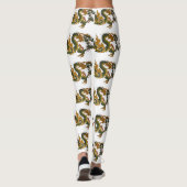 groene draak leggings (Achterkant)