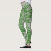 Groene draak Leggings vrouwen (Links)