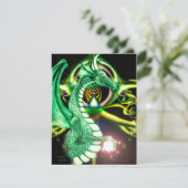 Groene draak ~*Lore*~ Kaart (Staand voorkant)