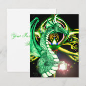 Groene draak ~*Lore*~ Kaart (Voorkant / Achterkant)