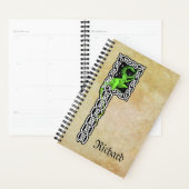 Groene draak met Keltische rand gepersonaliseerd Planner (Display)