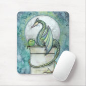 Groene Draak Muismat van Molly Harrison (Met muis)