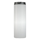 Groene draak op zilver thermosbeker (Achterkant)