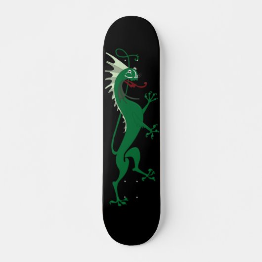 Groene draak persoonlijk skateboard (Voorkant)