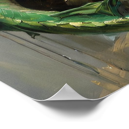 Groene draak poster (Hoek)