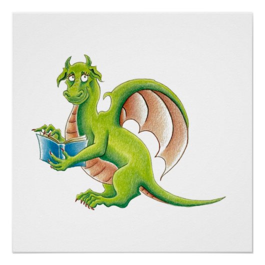 Groene Draak poster (Voorkant)