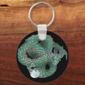 Groene draak sleutelhanger (Voorkant)
