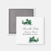 Groene Draak sparen de Magnet van de Datum (Voorkant / Achterkant)