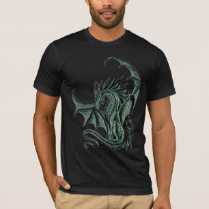 Groene draak t-shirt