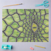 Groene draak tissuepapier (Craft)