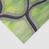 Groene draak tissuepapier (Detail)