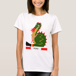 Groene Draak van de stad Mons, België T-shirt