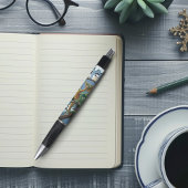 Groene Dragon Chickadees Winter Pen