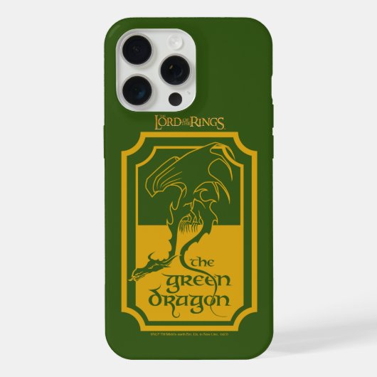GROENE DRAGON™ iPhone HOESJE (Achterkant)