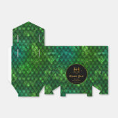 Groene Dragon Schalen Gouden Verjaardag Dank u Bedankdoosjes (Uitgevouwen)