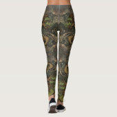 Groene dragon Tattoo Leggings: Keltische Viking Ar Leggings (Achterkant)