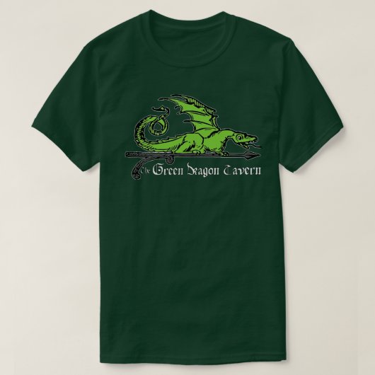 Groene Dragon Tavern TShirt 2 (Design voorkant)