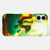 Groene Dragon-telefoonhoes Case-Mate iPhone Case (Achterkant (horizontaal))