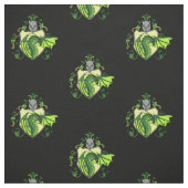 Groene dragon verbinding stof (Swatch)
