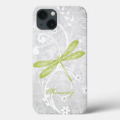 Groene Dragonfly gepersonaliseerd Case-Mate iPhone Case (Achterkant)
