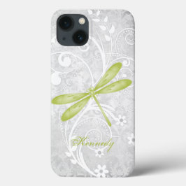 Groene Dragonfly gepersonaliseerd Case-Mate iPhone Case