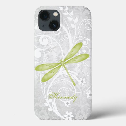 Groene Dragonfly gepersonaliseerd Case-Mate iPhone Case (Achterkant)