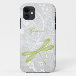 Groene Dragonfly gepersonaliseerd Case-Mate iPhone Case