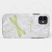 Groene Dragonfly gepersonaliseerd Case-Mate iPhone Case (Achterkant (horizontaal))