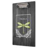 Groene Dragonfly Rustic-klembord Klembord (Links)