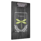 Groene Dragonfly Rustic-klembord Klembord (Rechts)