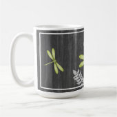 Groene Dragonfly Rustic - Mok voor aangepaste koff (Links)