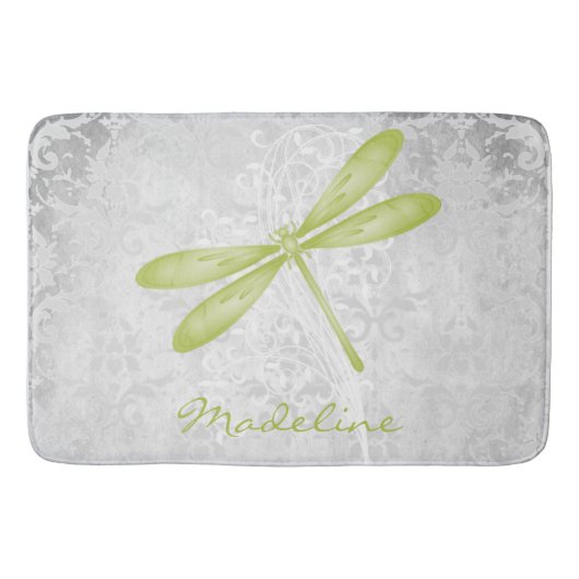 Groene Dragonfly - Speciaal bath Mat (Voorkant)