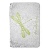 Groene Dragonfly - Speciaal bath Mat (Voorkant Verticaal)