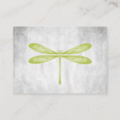 Groene Dragonfly Weduwkaarten Plaatskaartje (Achterkant)