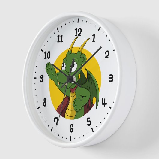 Groene drakencartoon  (Hoek)