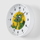 Groene drakencartoon  (Hoek)