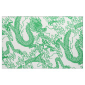 Groene drakenpatroon stof (Fat Quarter)