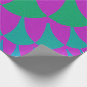 Groene drakenschalen cadeaupapier (Hoek)