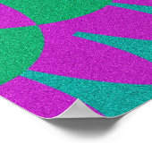 Groene drakenschalen poster (Hoek)