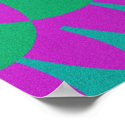 Groene drakenschalen poster (Hoek)