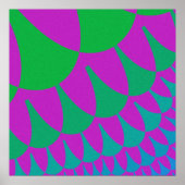 Groene drakenschalen poster (Voorkant)