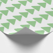 Groene driehoek afdrukken cadeaupapier (Hoek)