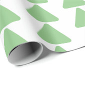 Groene driehoek afdrukken cadeaupapier (Rol Hoek)