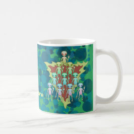 Groene Driehoek Alien Koffiemok