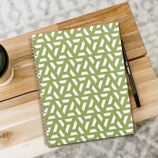Groene Driehoek Patroon Planner