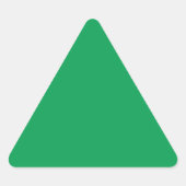 Groene Driehoek Sticker (Voorkant)