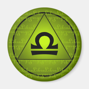 Groene driehoek van het Groene Teken van de Weegdi Magneet