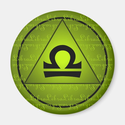 Groene driehoek van het Groene Teken van de Weegdi Magneet (Voorkant)